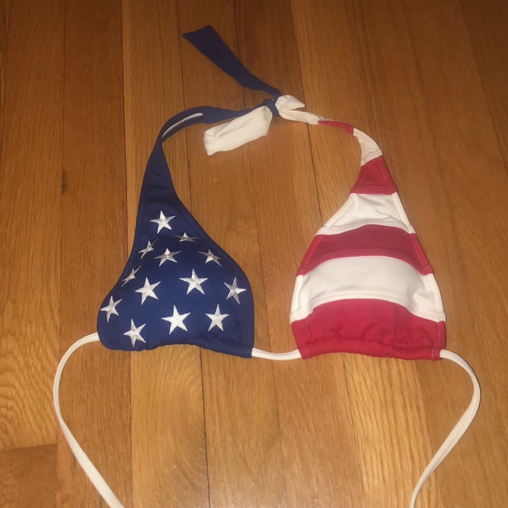 Polo American flag bikini top - Small
